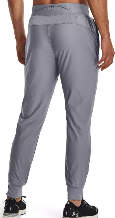 Under Armour QUALIFIER RUN - Tracksuit bottoms - downpour gray/grey 