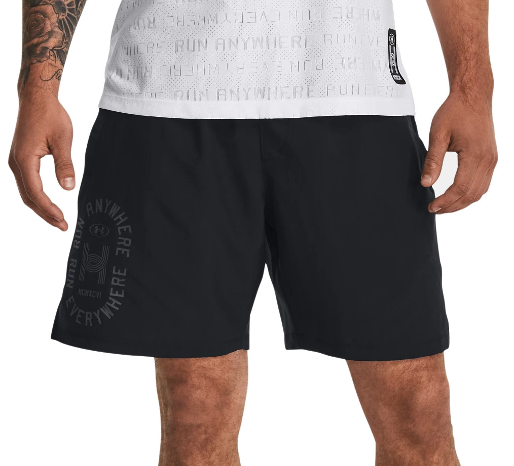 Shorts de Corrida Masculino Under Armour Run Anywhere Branco