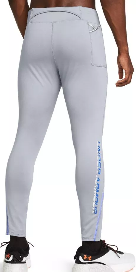 Nohavice Under Armour QUALIFIER ELITE COLD TIGHT-GRY