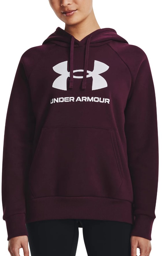 Mikina s kapucňou Under Armour UA Rival Fleece Big Logo Hdy-MRN