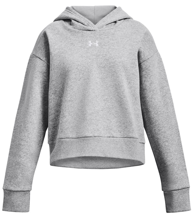 Sweatshirt med hætte Under Armour UA Rival Fleece Crop Hoodie-GRY