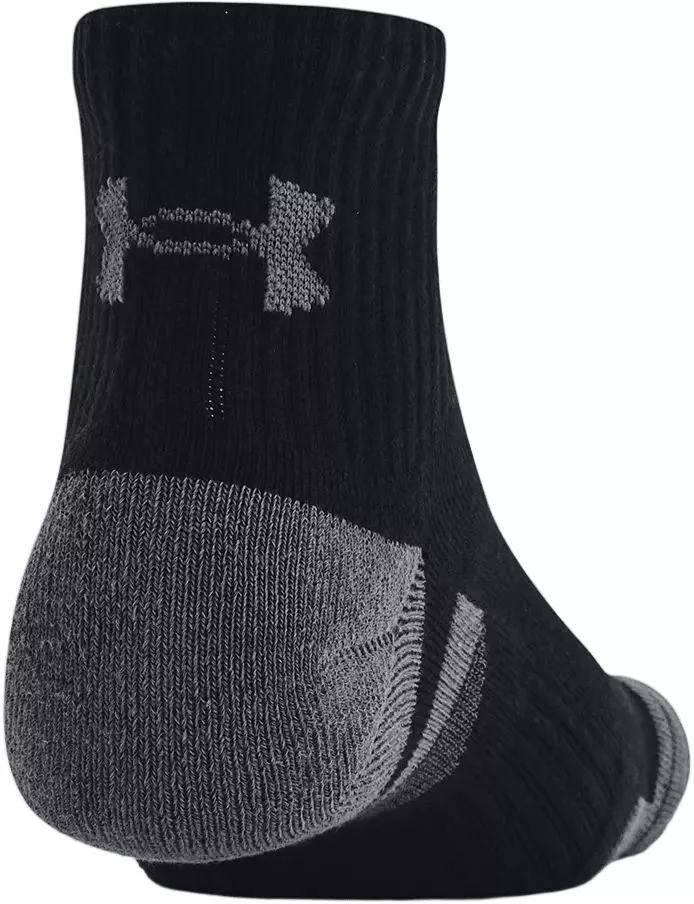 Чорапи Under Armour UA Performance Cotton 3p Qtr-BLK