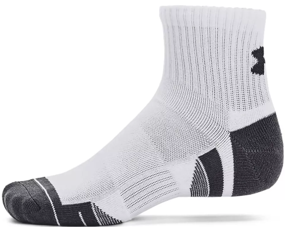 Socken Under Armour UA Performance Cotton 3p Qtr-WHT