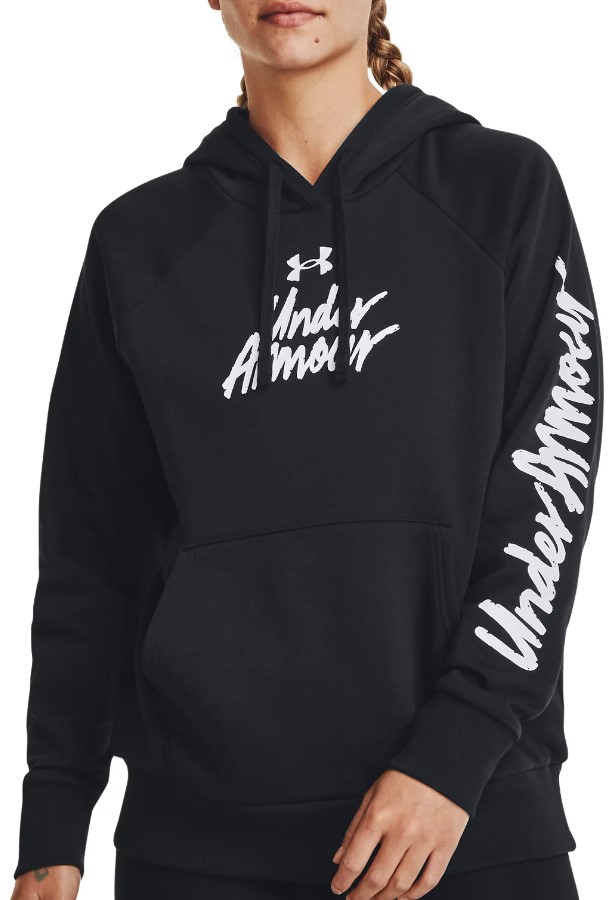 Hoodie Under Armour UA Rival Fleece Graphic Hdy-BLK
