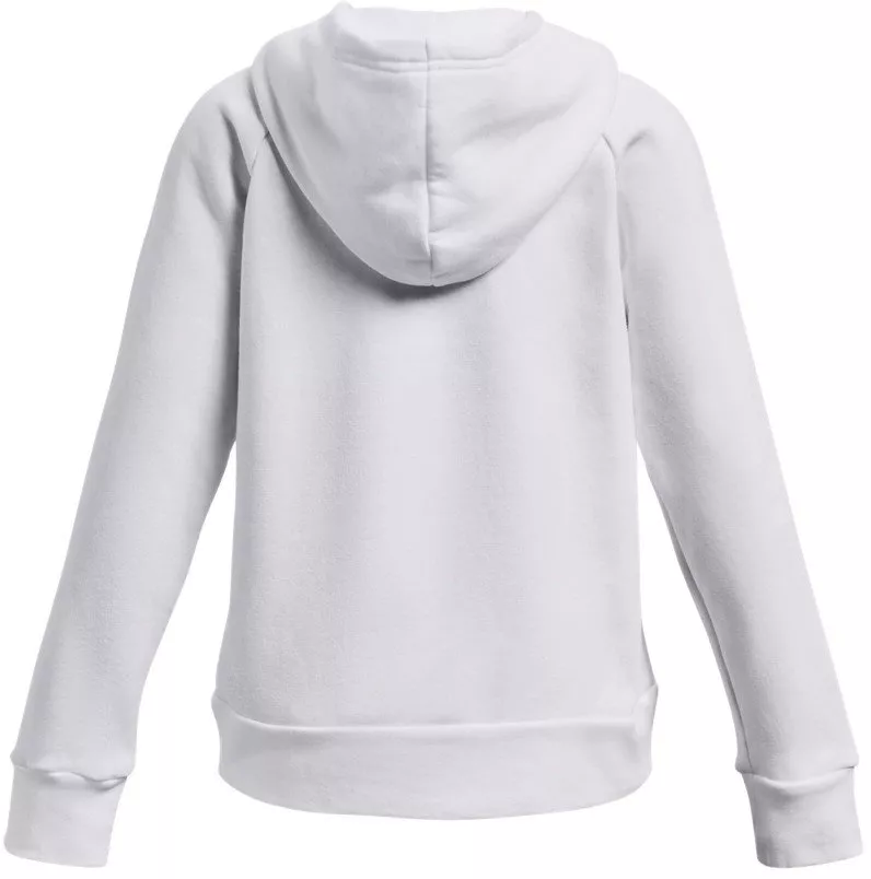 Φούτερ-Jacket με κουκούλα Under Armour UA Rival Fleece BL Hoodie-WHT