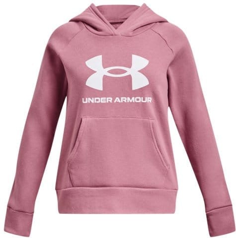 UA Rival Fleece BL Hoodie-PNK