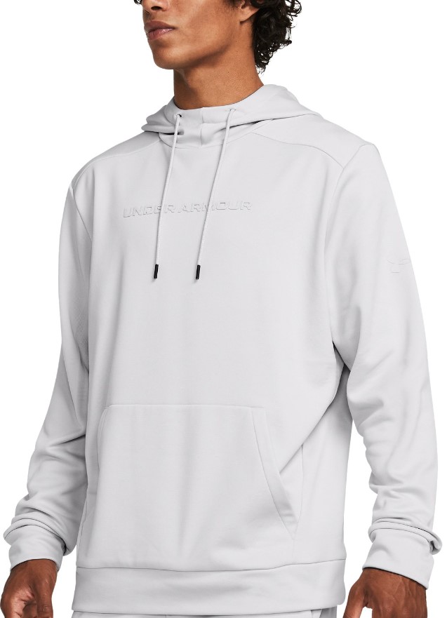 Sweatshirt com capuz Under UA Armour Fleece Wordmark HD-GRY