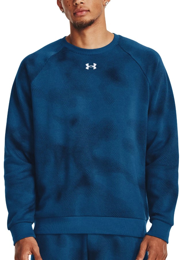Sweatshirt Under Armour UA Rival Fleece Printed Crew-BLU