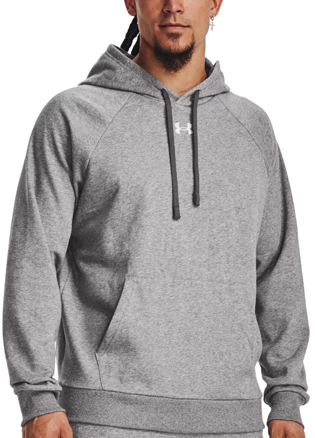 Under armour on sale grey hoodie