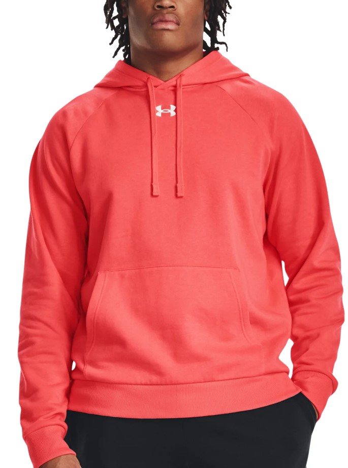 Sweatshirt com capuz Under Armour UA Rival Fleece Hoodie-RED