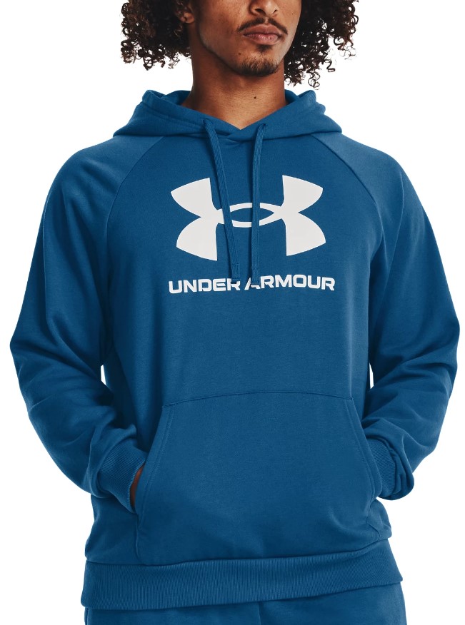 Under Armour Women's UA Rival Fleece Logo Hoodie Mineral Blue