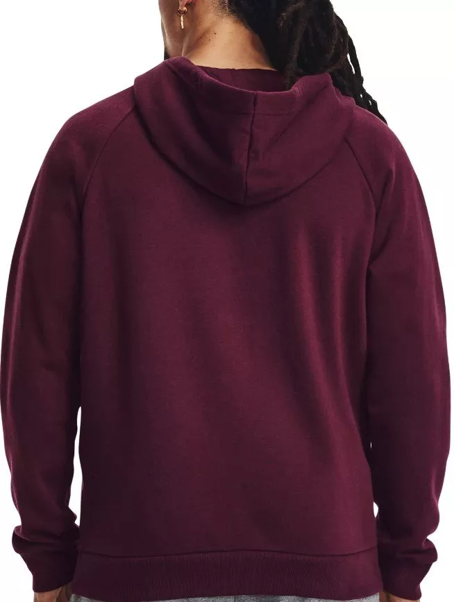 Mikina s kapucňou Under Armour UA Rival Fleece FZ Hoodie-MRN