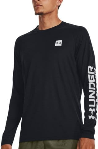 UA Tech Prt Fill LS-BLK