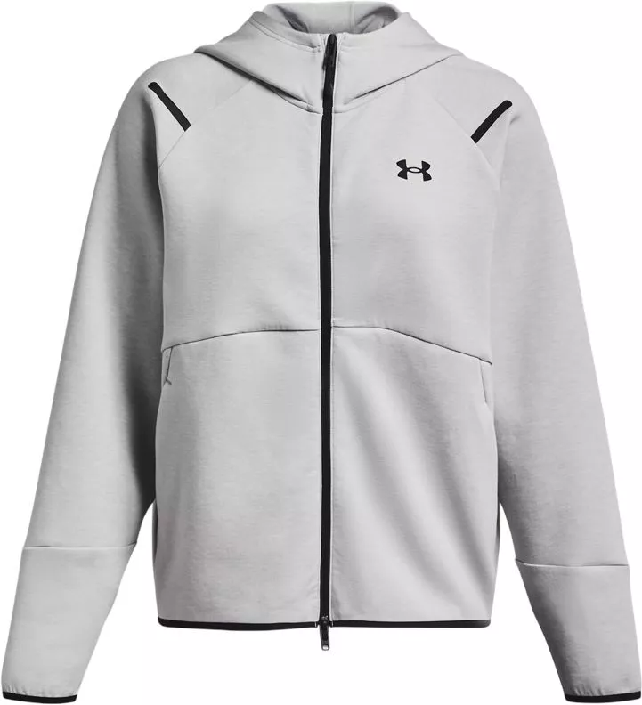Φούτερ-Jacket με κουκούλα Under Armour Unstoppable Flc FZ-GRY