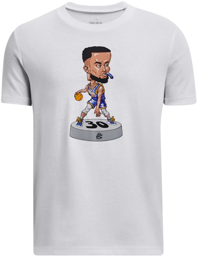 T-shirt Under Armour UA CURRY BOBBLEHEAD SS-WHT
