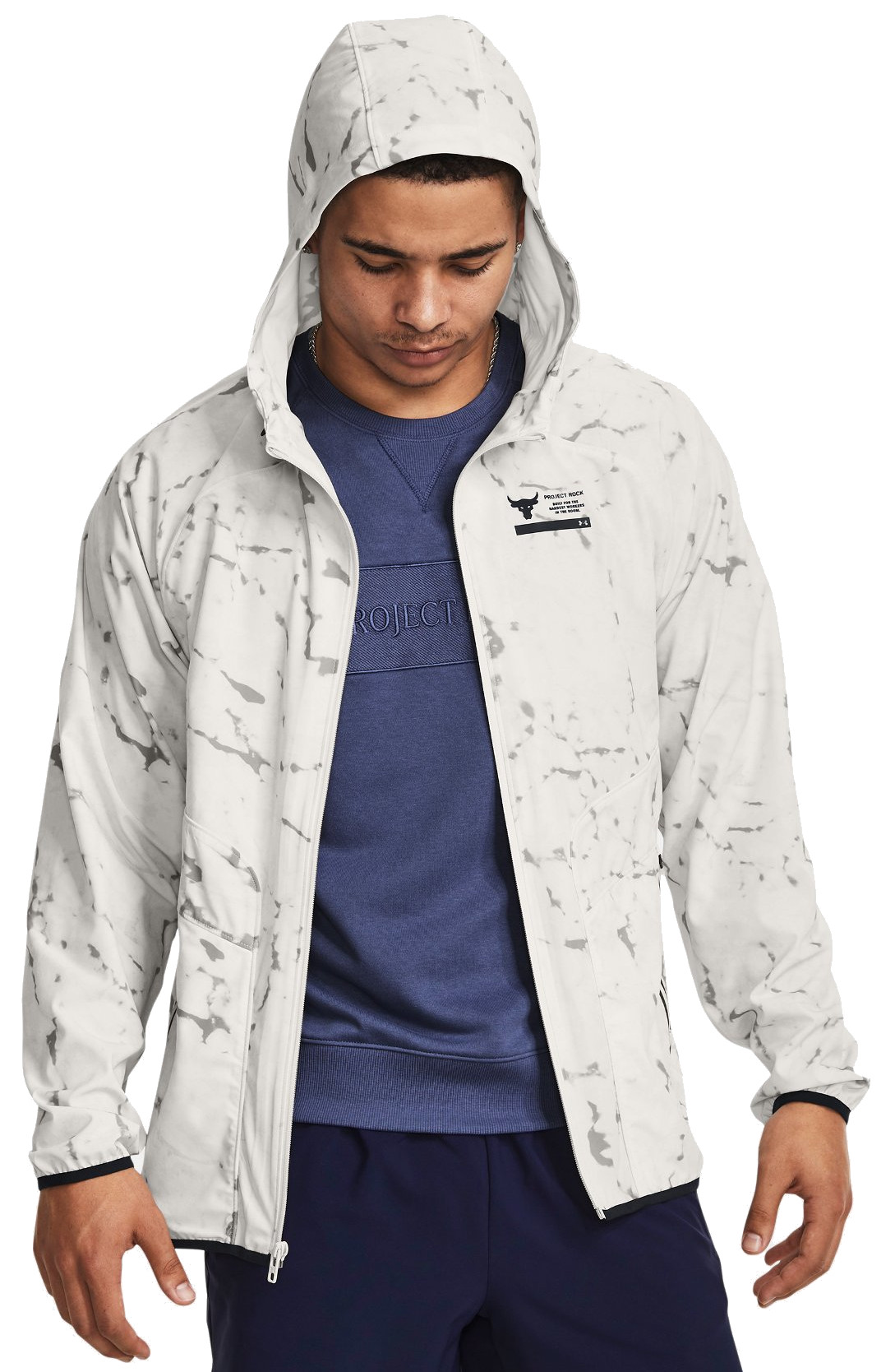 Hooded jacket Under Armour Project Rock Unstoppable Printed 