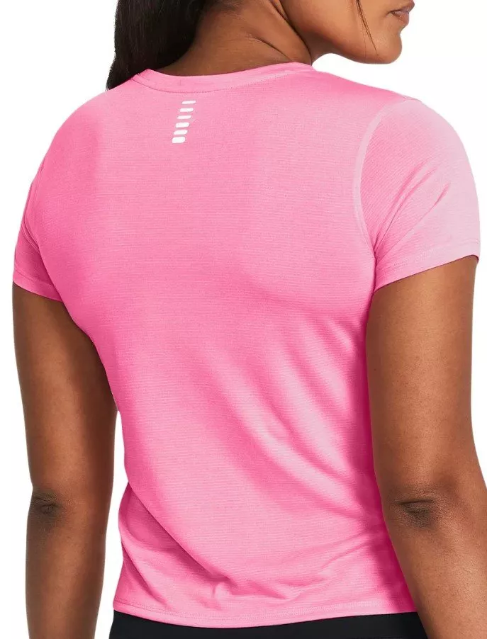 Tee-shirt Under Armour UA Launch Shortsleeve-PNK