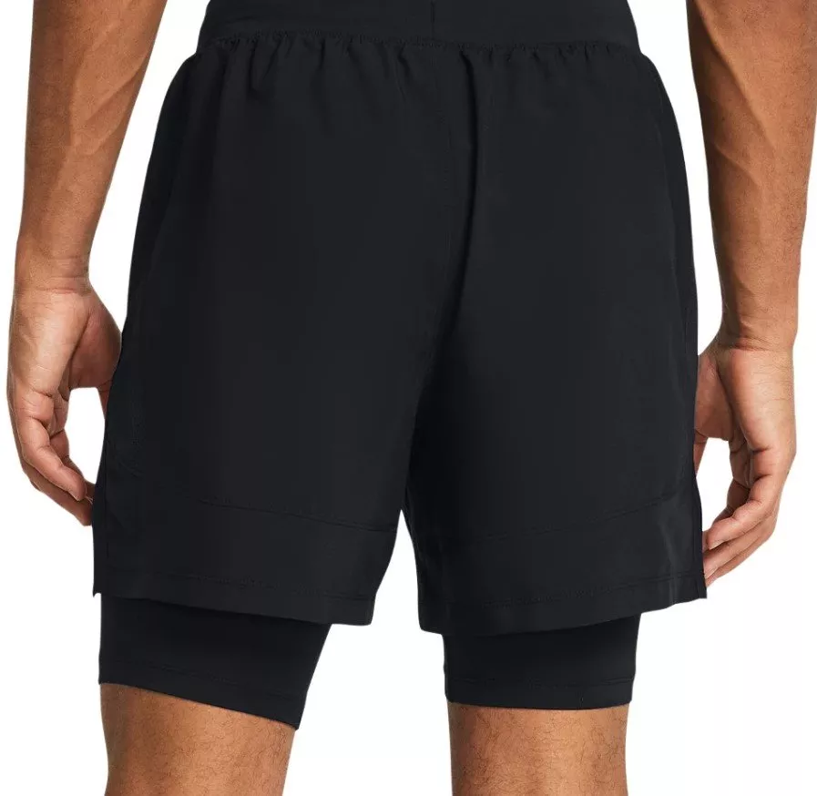 Kratke hlače Under Armour UA LAUNCH 5 2-IN-1 SHORTS-BLK