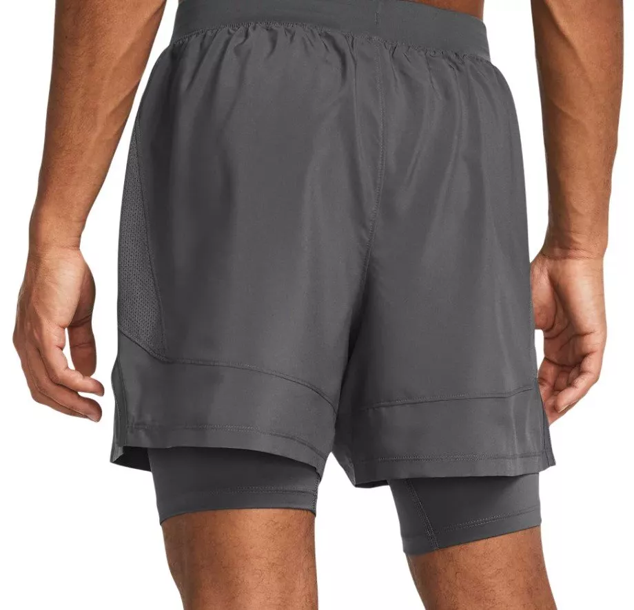 Kratke hlače Under Armour UA LAUNCH 5'' 2-IN-1 SHORTS-GRY