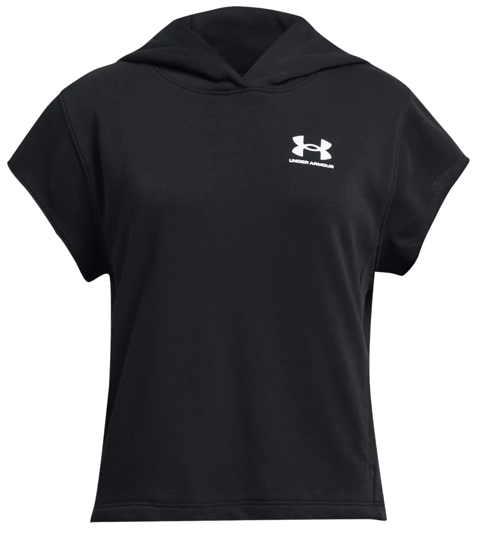 Dětská mikina s kapucí a krátkým rukávem Under Armour Rival Terry Short Sleeve Hoodie