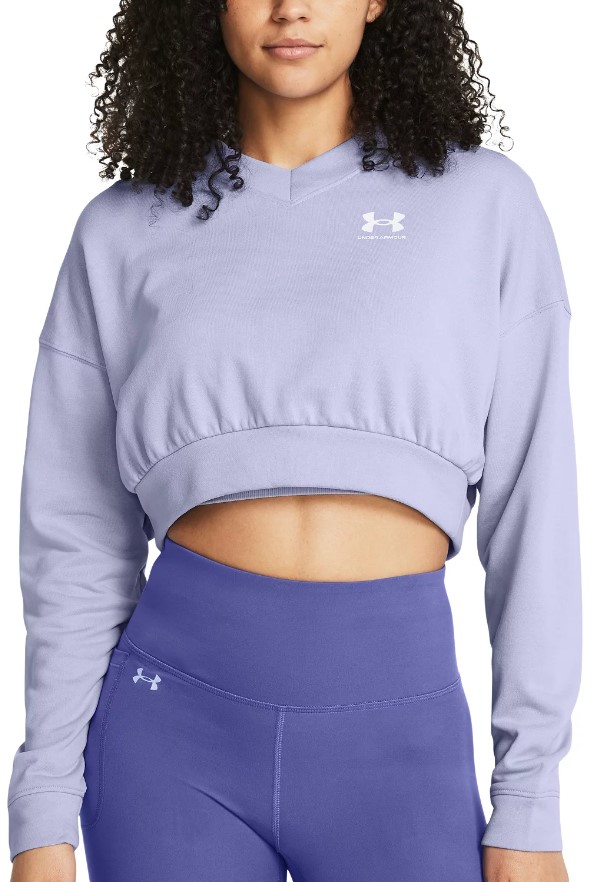 Sweatshirt Under Armour UA Rival Terry OS Crop Crw-PPL