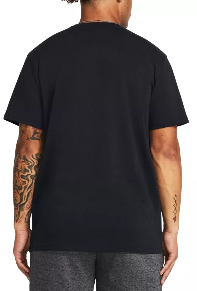 Pánské tričko s krátkým rukávem Under Armour Heavyweight Left Chest Logo Repeat