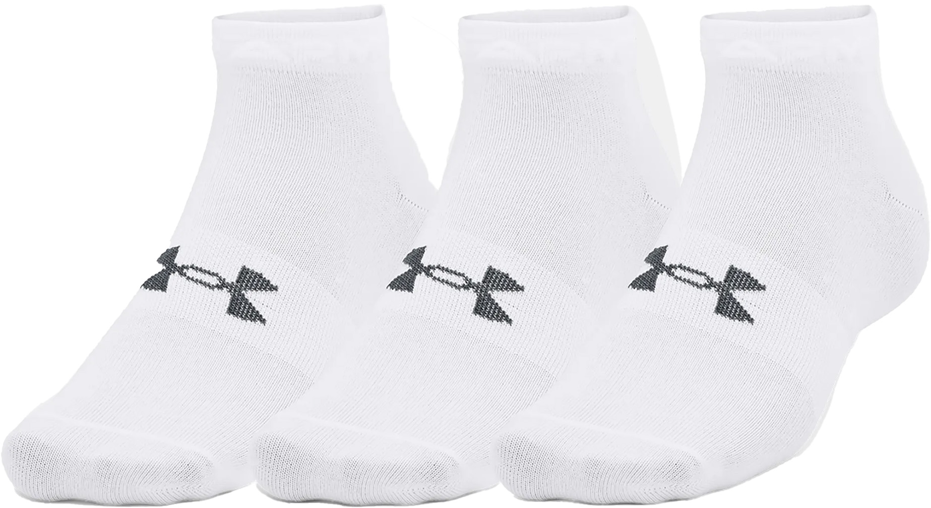 Ponožky Under Armour UA Essential Low Cut 3pk-WHT