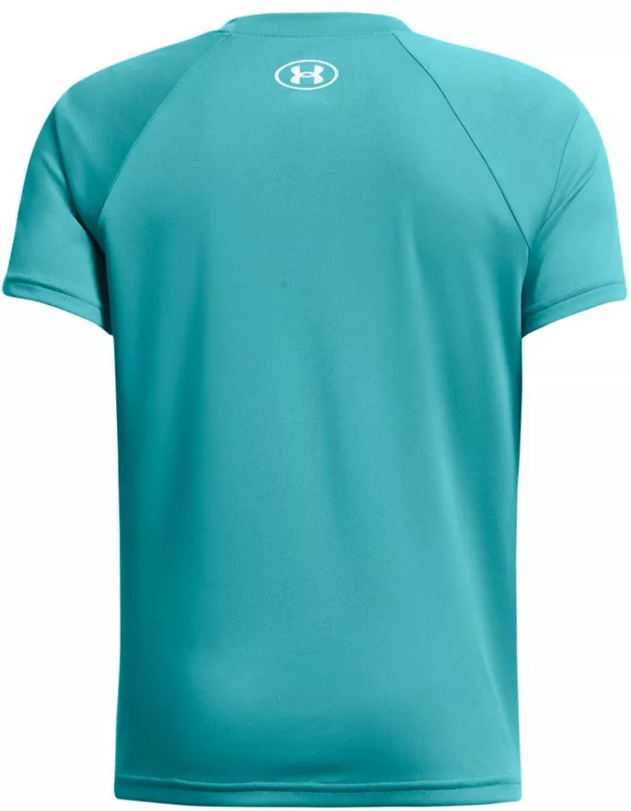 Tricou Under Armour UA Tech Split Wordmark SS-BLU