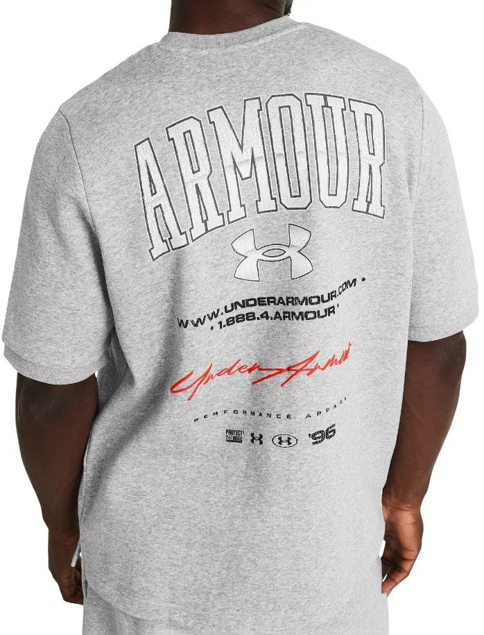 Sweatshirt Under Armour UA Essential Flc OS SS Crew-GRY