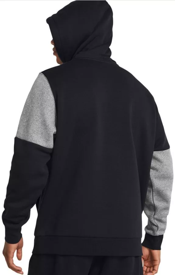 Hooded sweatshirt Under Armour UA Essential Flc Blocked HD-BLK