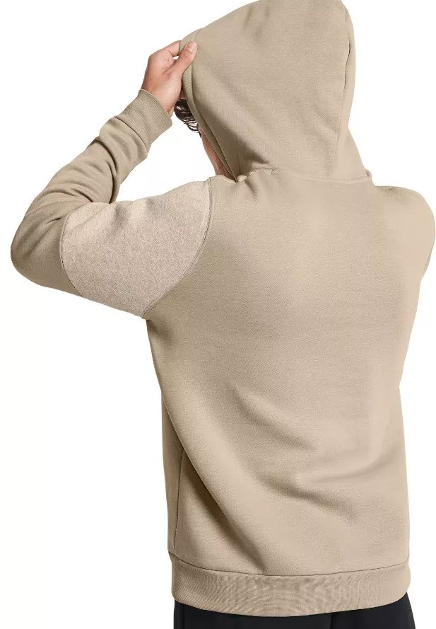 Hooded sweatshirt Under Armour UA Essential Flc Blocked HD-BRN