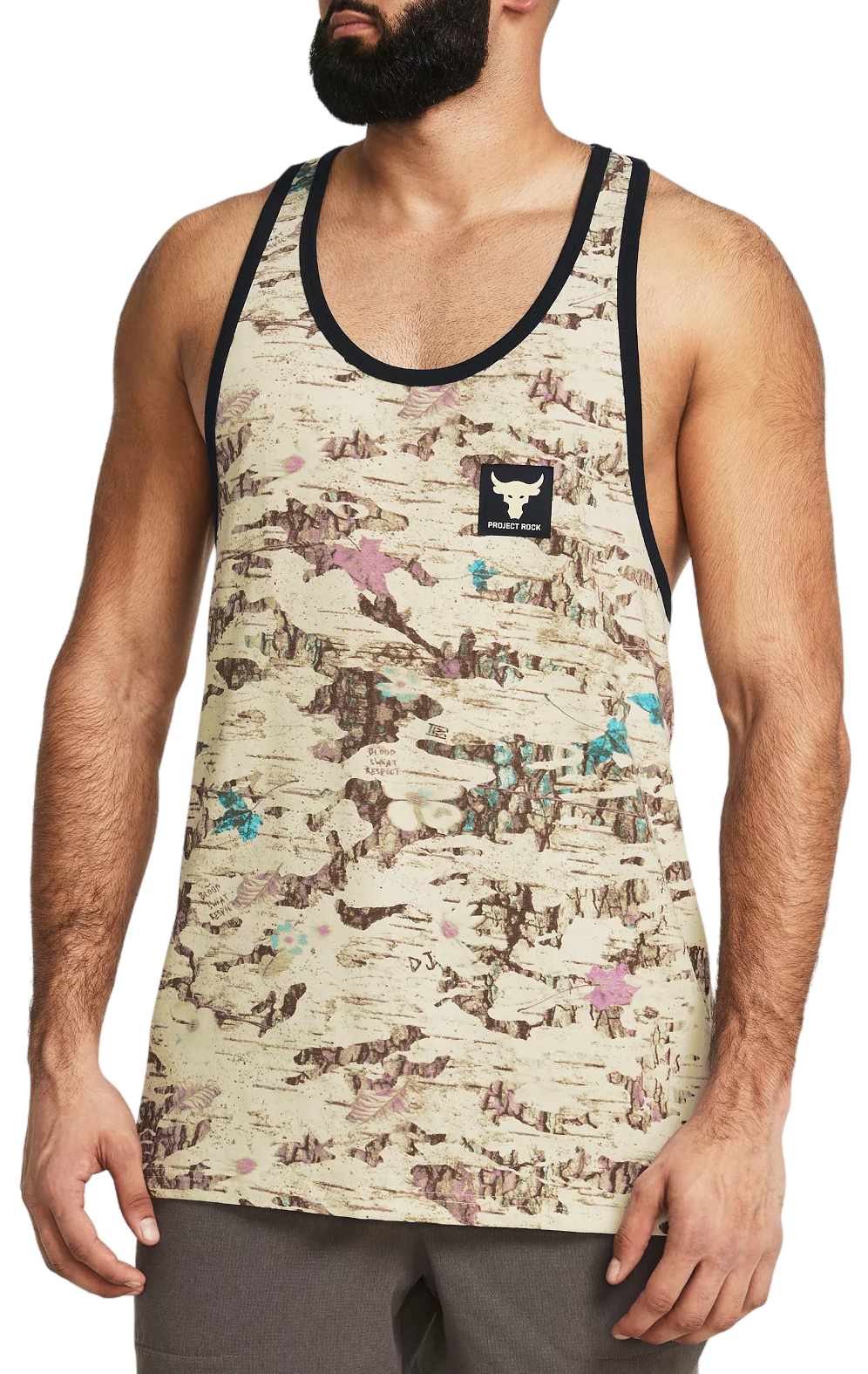 T-shirt Under Armour Project Rock Camo Graphic Tank