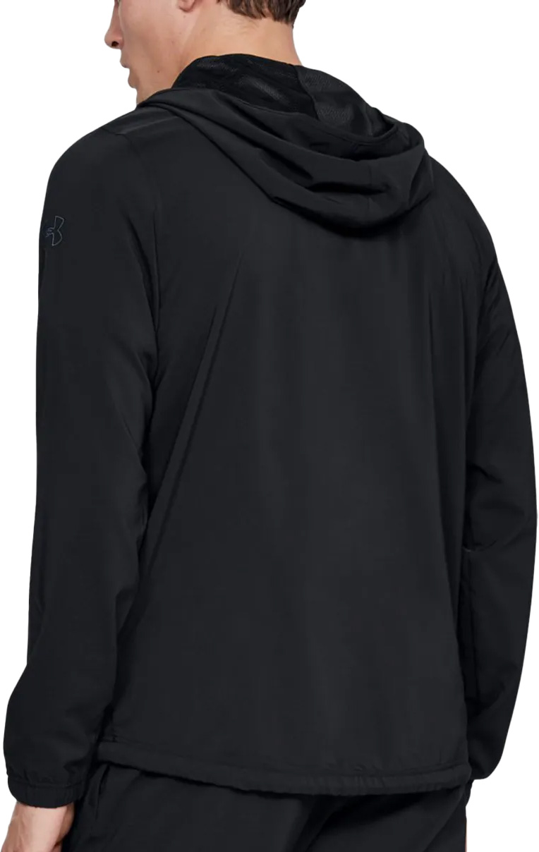 Hooded jacket Under Armour UA Baseline Woven Jacket-BLK