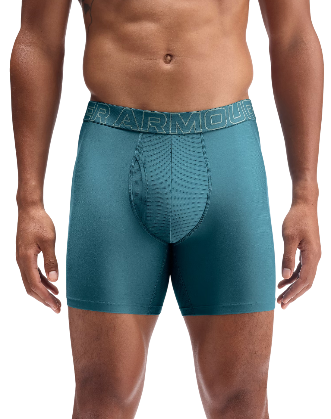 Under Armour Performance Tech Solid 6in Boxers, XL, Blauw