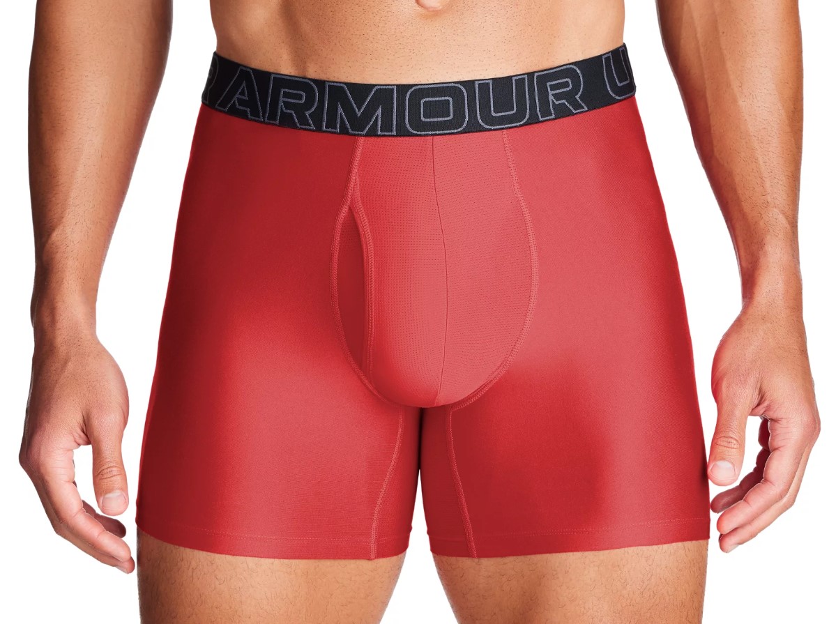 Bokserki Under Armour M UA Perf Tech 6in-RED