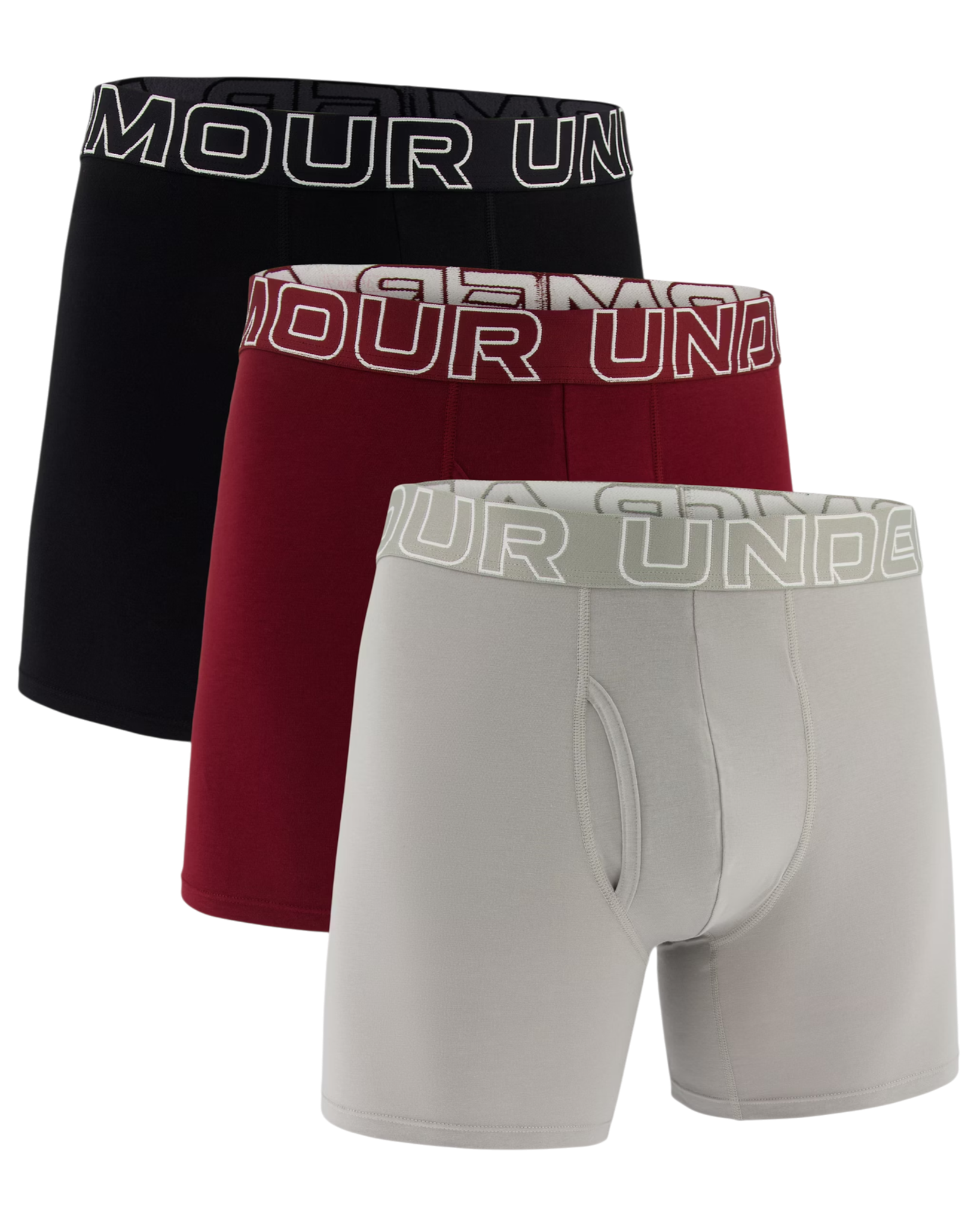 Under Armour Performance Cotton Solid 6in - 3 pack Boxers, S, Veelkleurig