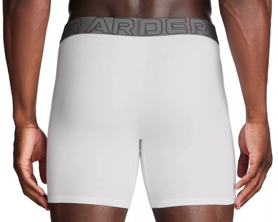 Bokserice Under Armour M UA Perf Cotton 6in-WHT