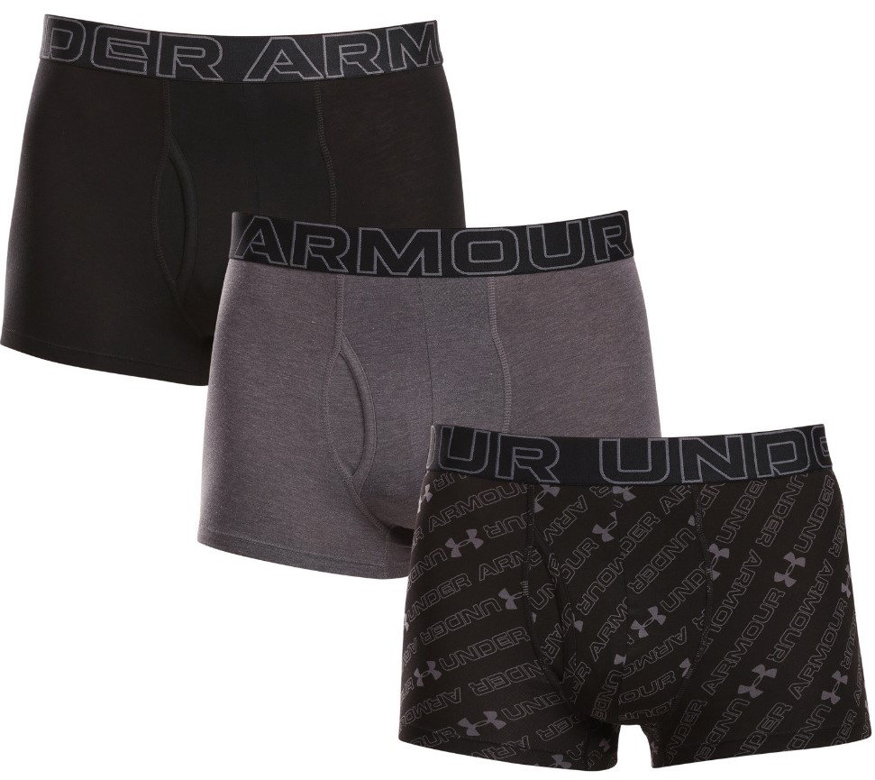 Boxershorts Under Armour M UA Perf Cotton Nov 3in-BLK