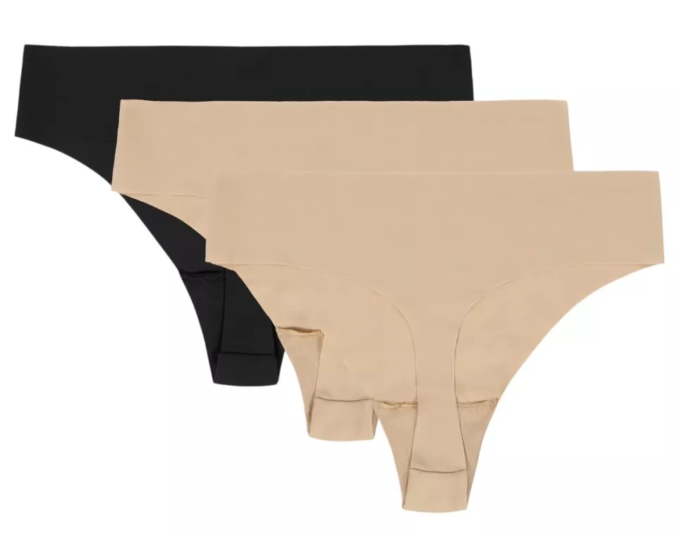 Bragas Under Armour Pure Stretch 3-Pack No Show Thong