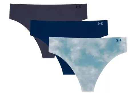 Pure Stretch No Show Thong 3-Pack