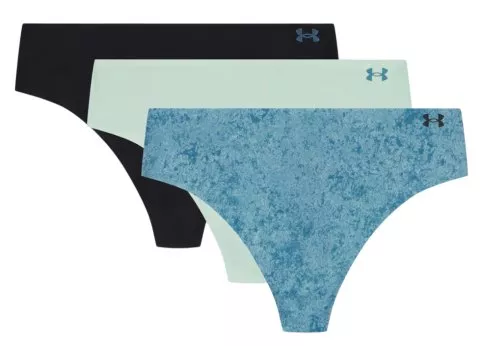 Pure Stretch No Show Thong 3-Pack