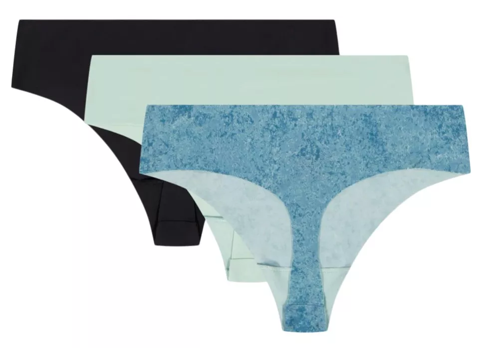 Alushousut Under Armour Pure Stretch No Show Thong 3-Pack