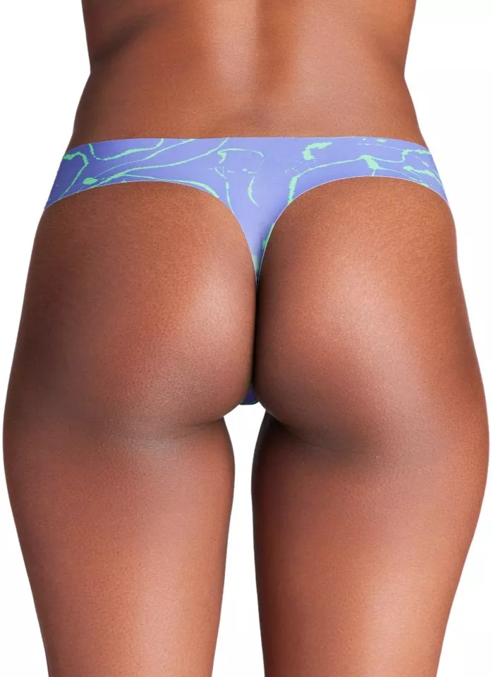 Dámské kalhotky Under Armour Pure Stretch 3-Pack Printed No Show Thong (3 kusy)
