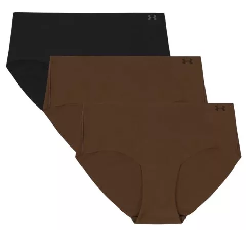 Pure Stretch No Show Hipster 3-Pack