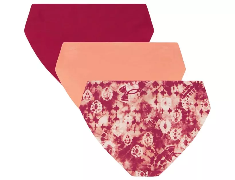 Trosor Under Armour Pure Stretch 3-Pack Printed No Show Bikini