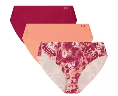 Pure Stretch 3-Pack Printed No Show Bikini