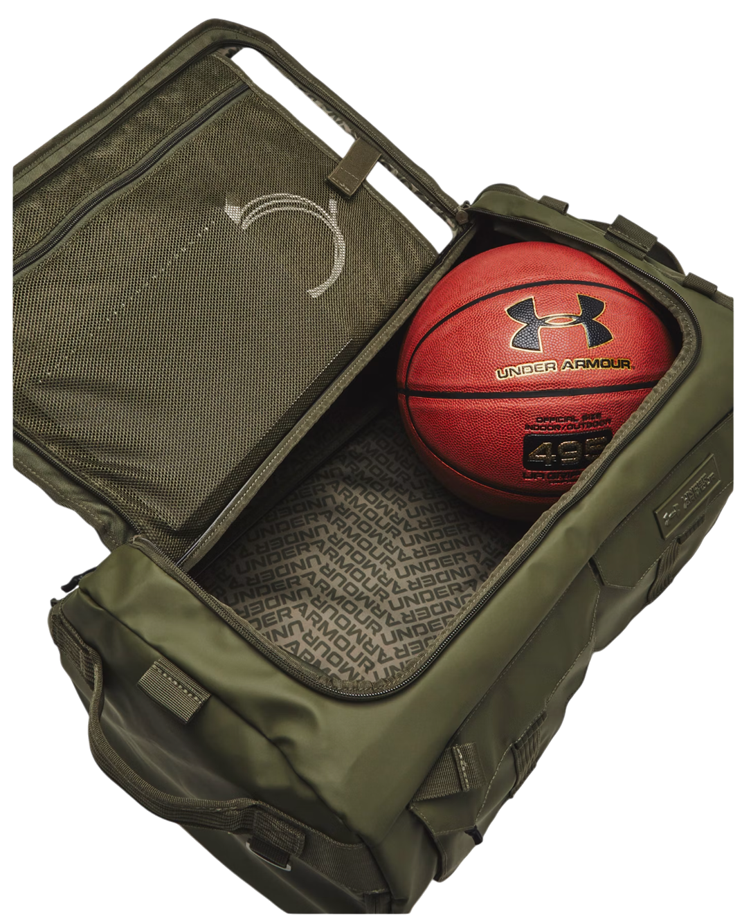 わーたー】UNDER ARMOUR オリーブグリーン キャディバッグ わーたー