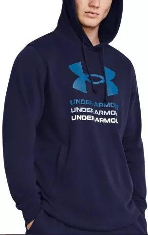 UA Rival Terry Graphic Hood-BLU