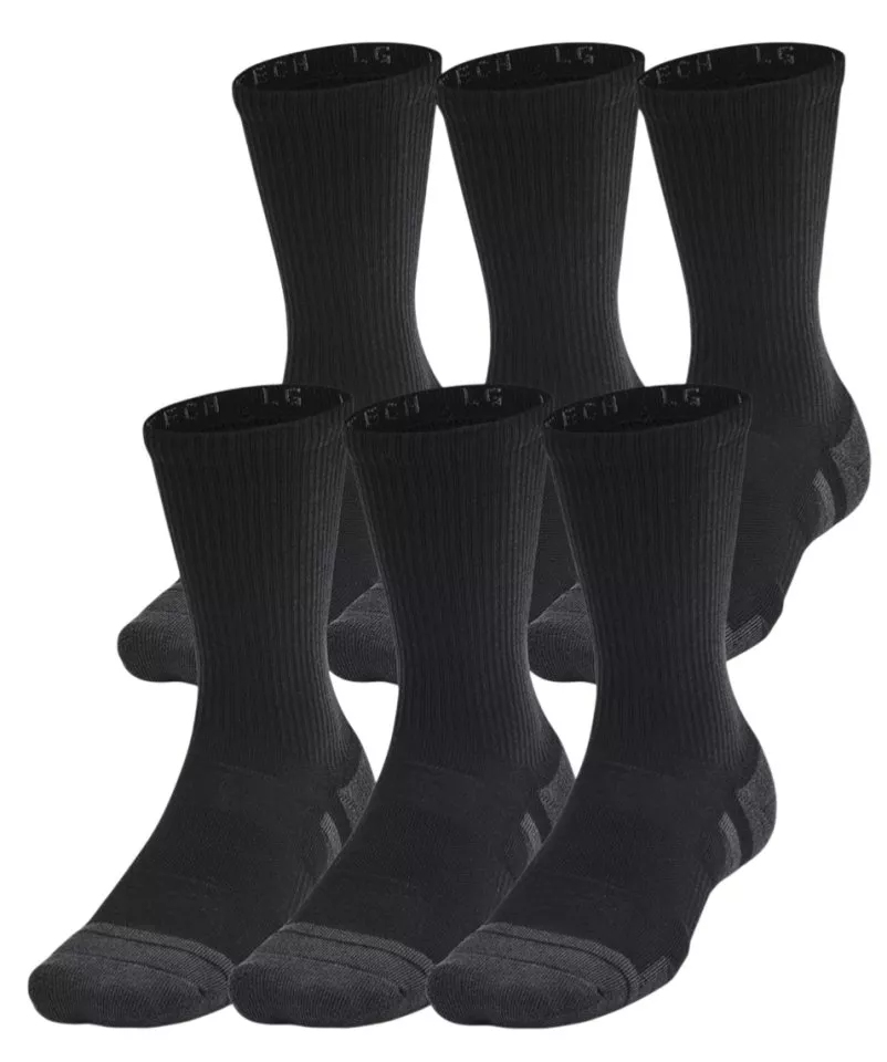 Chaussettes Under Armour Performance Tech 6-Pack Crew Socks