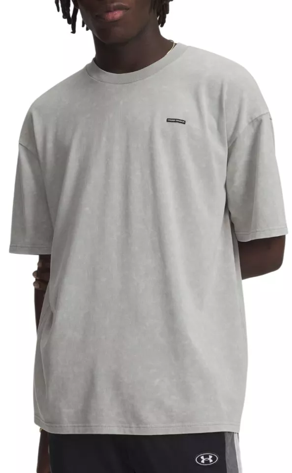 Magliette Under Armour Heavyweight Oversized Logo Wash